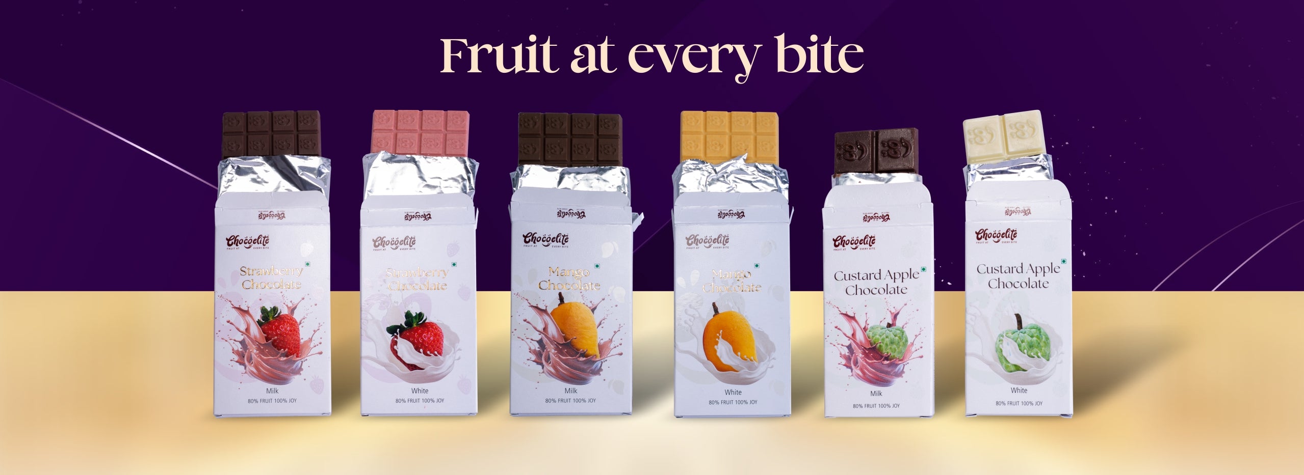 exclusive fruit based chocolate 