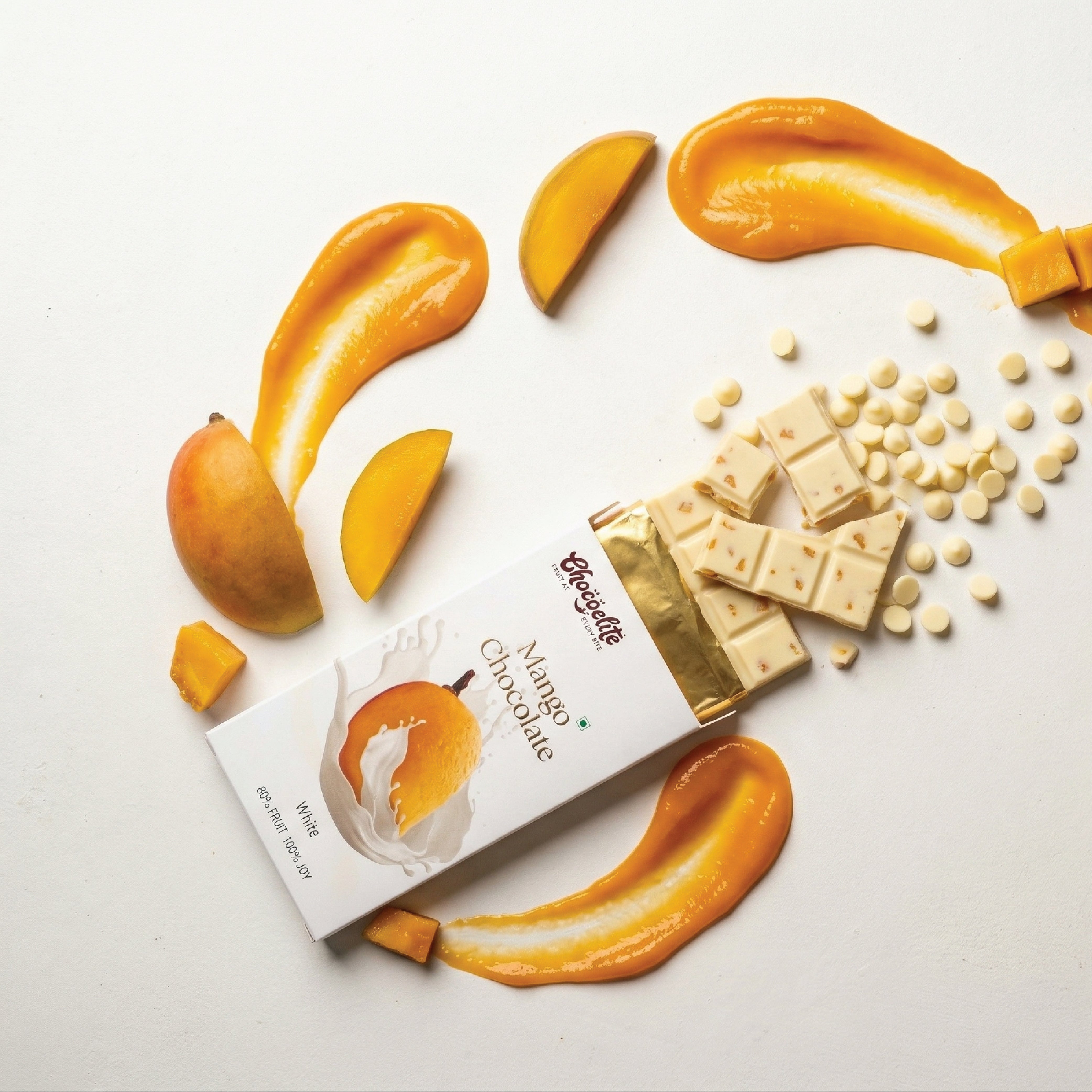 Mango white chocolate 35g